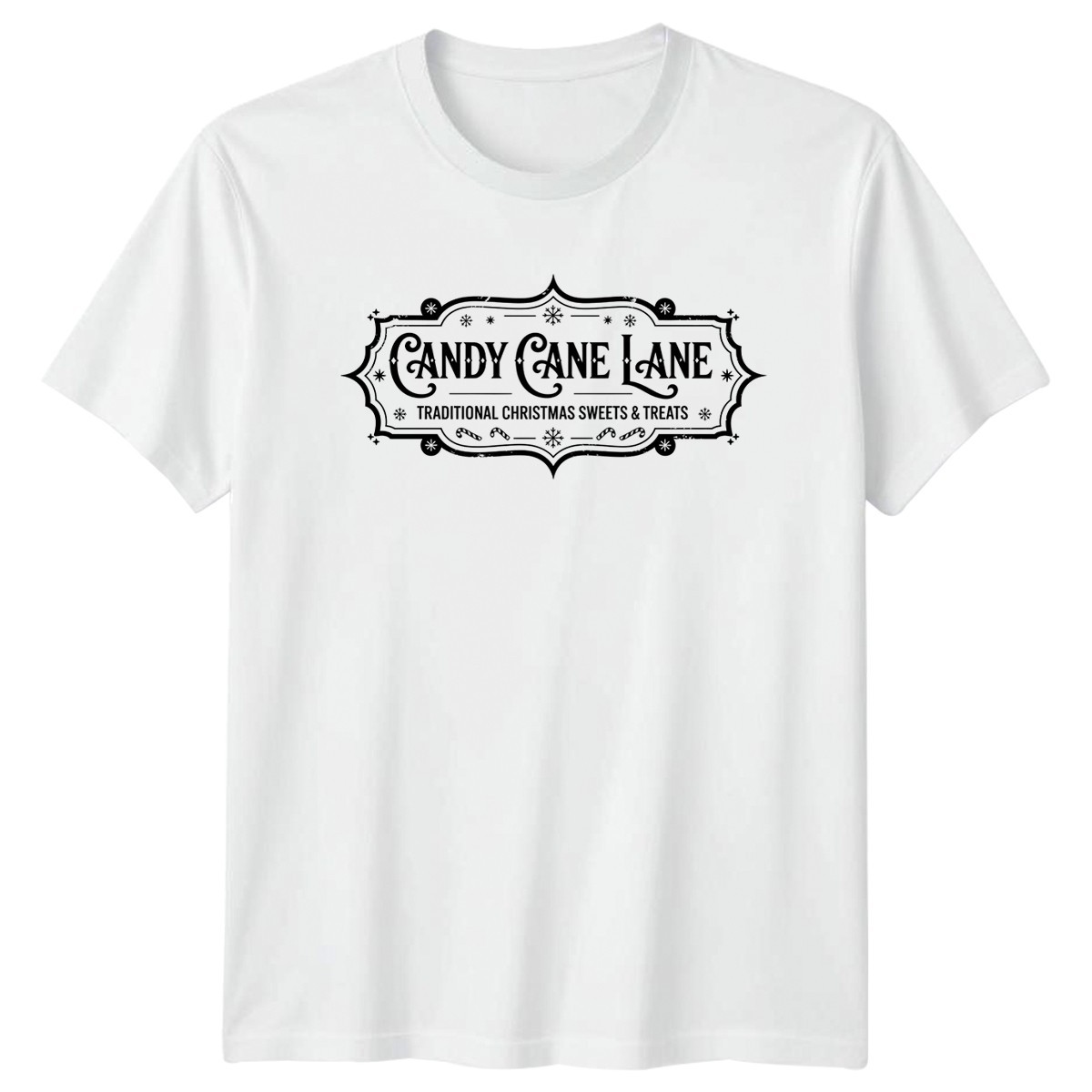 Candy Cane Lane tradicional Navidad dulces golosinas vacaciones hombre...