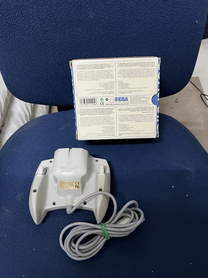 sega Dreamcast joypad bianco Perfetto Funzionante E Completo Di Box - Immagine 4 di 4