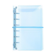 Clear A7 Binder Binder Cover, A7 Notebook Cover, Blue 1Pcs