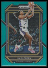 2023 Panini Prizm WNBA #18 Nia Clouden Teal #/49