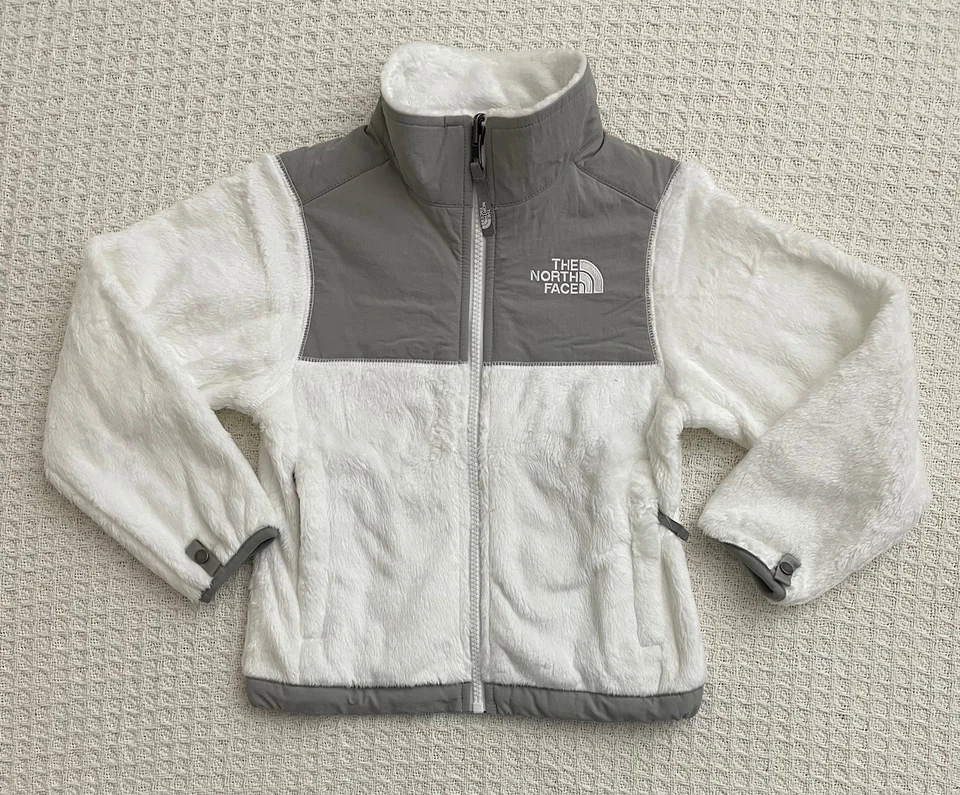 Куртка на молнии The North Face Girl Glacier Thermal из флиса - белая - XXS 5 - Изображение 4 из 4