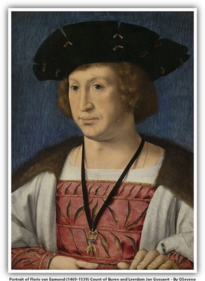 Portrait of Floris van Egmond (1469-1539) Count of Buren and Leerdam Jan Gossaer