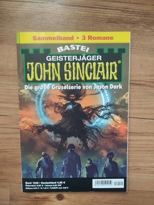 JOHN SINCLAIR , Sammelband 1949 , 3 Romane in einen,   Kult Horror, na3
