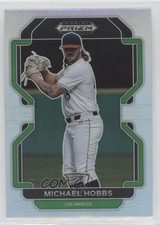 2022 Panini Prizm Draft Picks Silver Prizm Michael Hobbs #PDP220 0h29