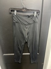 Adidas Black Three Stripes Ladies Performance Pants - Size M