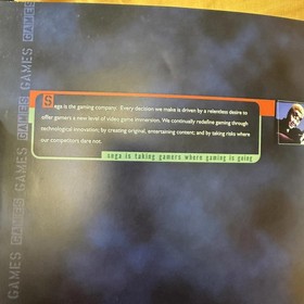 Rare Sega Dreamcast Pre-Launch Reseller Promo Brochure 1999 Advertising