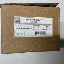 EGS Sola SDP 4-24-100LT geschlossenes Netzteil 24VDC 3,8A HUTSCHIENENMONTAGE NEU
