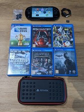 Sony PlayStation PS Vita Slim 2000 Bundle - Games + Memory Card + Case + More 🔥