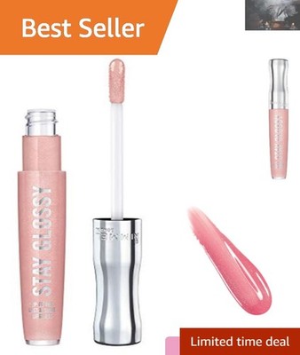 Stay Glossy Non-Sticky Lip Gloss - 110 Dorchester Rose, Ideal for Everyday Glam