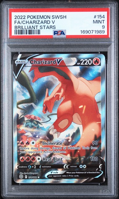 Charizard V #154 (Brilliant Stars (2022))