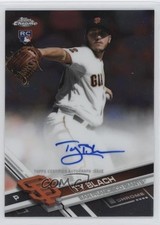 2017 Topps Chrome Rookie Ty Blach #RA-TBL Auto 0pm