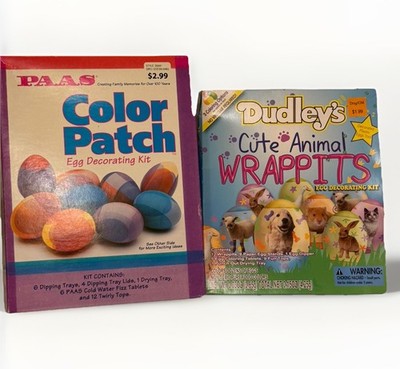 Vintage (1996) PAAS Easter Egg Color Kit Original & 2008 Dudley s - NEW