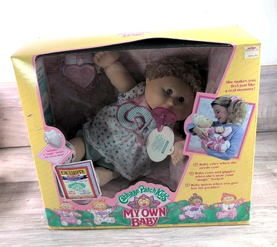 Cabbage Patch Kids My Own Baby Doll in the Box. Vintage VTG HASBRO 30700