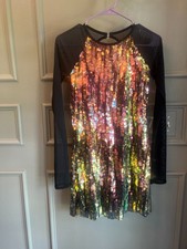 Weissman Dance Costume Black Fluorescent Medium Adult