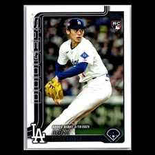 2025 Topps Update Series - #US199 Roki Sasaki RC (Rookie Debut) - LA Dodgers