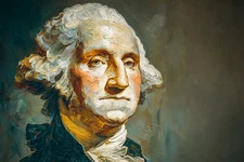 George Washington Pop Art Print | President of America 36x24" | Limited Ed. H4