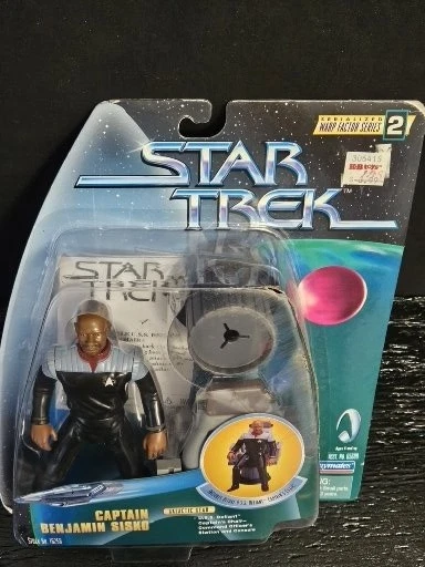 Figura de acción de colección Star Trek Capitán Benjamin Sisko 1998 Playmates DS9 NUEVA EN CAJA 5" Foto 2 de 4