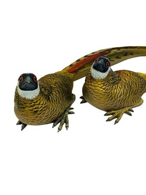 VINTAGE BOSSONS FRASER ART PHEASANT WALL MOUNTED OR FREE STANDING FIGURINE