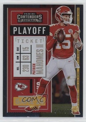 2020 Panini Contenders Playoff Ticket 175/199 Patrick Mahomes II #2 0yn1