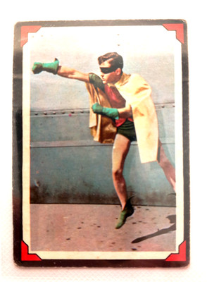 Batman Vintage 1966 The Boy Wonder Original Rare Card # 3 Robin's Time Out   