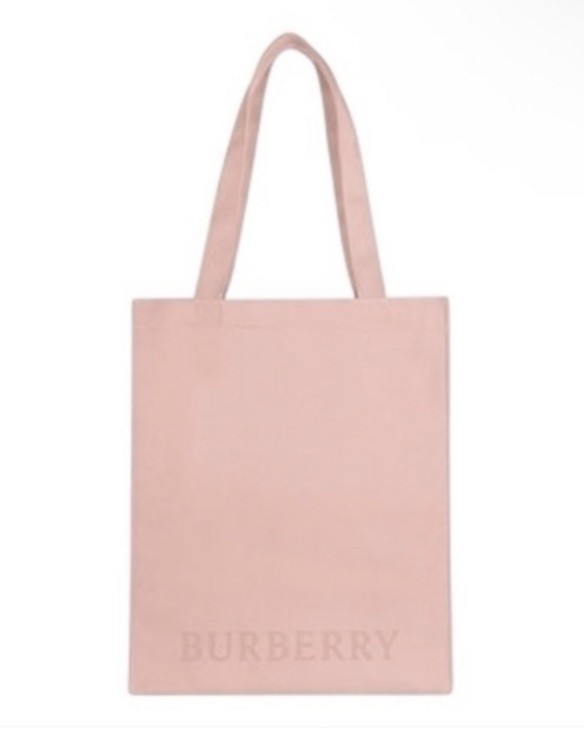 BURBERRY Pink FABRIC Tote BAG Double Handle GWP Shopping BRAND NEW