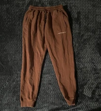 YoungLA Pants Mens L Joggers Sweatpants Athletic Gym Warm Casual Maroon