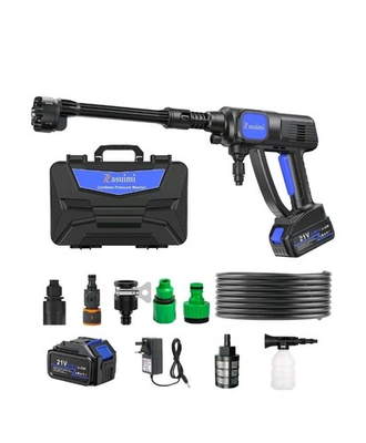 #ad Portable Power Washer 1100PSI Cordless Pressure Washer Battery Operate with ... $50.00