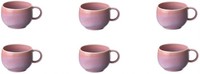 Like. By Villeroy & Boch Perlemor Coral 6Er Set Kaffeeuntertassen D.16 Cm Porzel