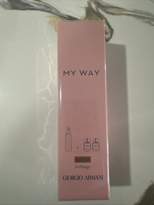 #ad Armani My Way Parfum Refill Recharge for Women 3.3 fl. oz. 100ml SEALED $80.00