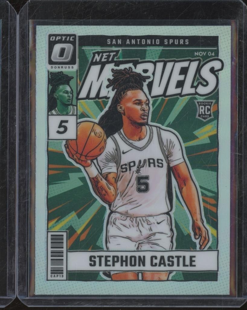 2024-25 Panini Donruss Optic STEPHON CASTLE #12 RC Net Marvels Holo Prizm NA1