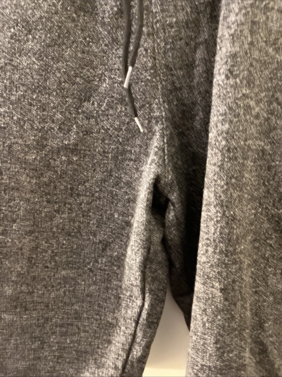 Hype Athletic Medium Mens Black Heather Drawstring Sweat Shorts View 5