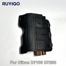 D7100 Left USB Rubber Cover HDMI-compatible MIC Lid Door Part for Nikon