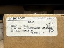 Ashcroft B424B 100psi 125/250/480v-ac 125v-dc Pressure Switch