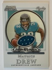 Bowman Sterling Football 2006 RC Rookie Jersey Maurice Drew Card # BS-MD. rookie card picture