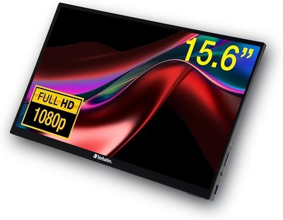 Verbatim PMT-15 Portable Touchscreen Monitor 15.6'' Full HD 1080p Meta