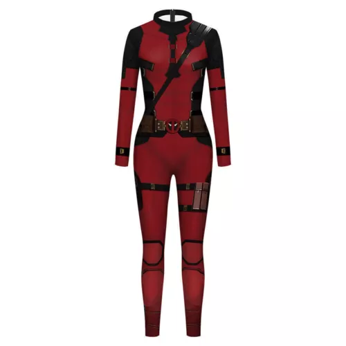 Niño Adulto Wolverine Mono Deadpool Body Disfraz Trajes Vestido Nuevo - Imagen 10 de 32