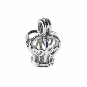 4pcs Hollowed Bull Head Design Pearl Cage Silver Tone Metal Pendant Locket Charm