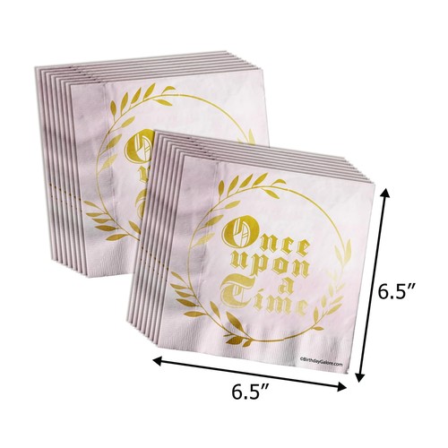 Fairytale Princess 1st Birthday Party Supplies 64 Piece Tableware Set Include... - Picture 6 of 9