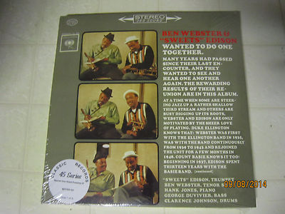 Columbia CS8691 Ben Webster & Sweets Edison 45rpm x 4 LPs 180g
