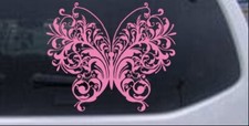 Swirl Butterfly Car Or Truck Window Laptop Decal Sticker Swirl Butterfly Car Or Truck Window Laptop Decal Sticker