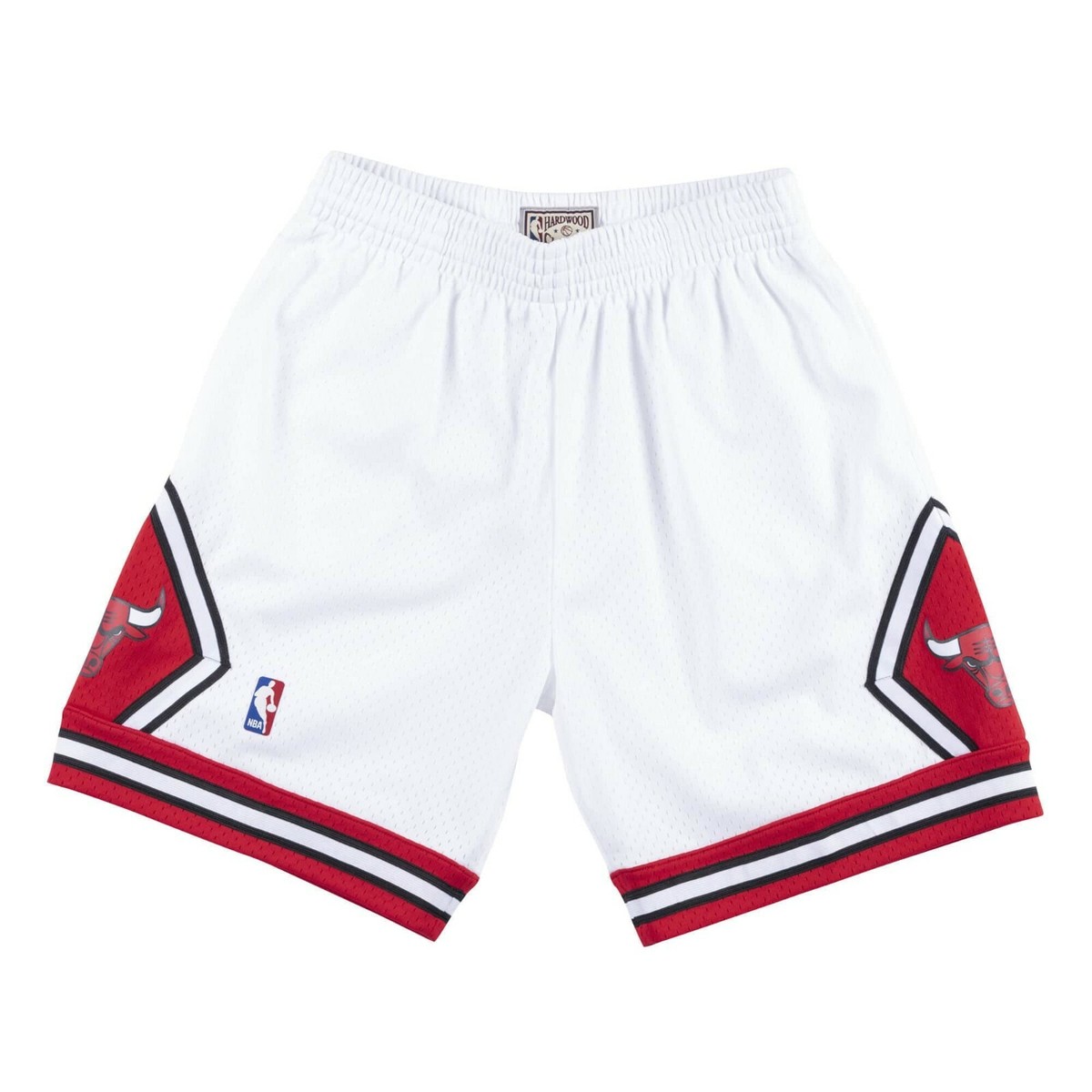 White Chicago Bulls Mitchell Ness NBA Men's Swingman Shorts