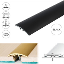 2.7m Aluminium Door Bars Threshold Strip Transition Trim Laminate Tiles   A64