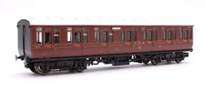 Dapol 4P-020-021 OO Gauge GWR Toplight M/L Lined Crimson Composite Coach 7901 S1