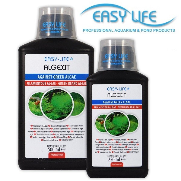 Easy-Life AlgExit Trattamento Acquario - Prevenzione Rimozione Pesci Alghe Verdi