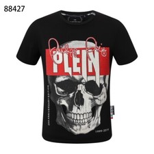 NEW GIACCA PELLE TIGRE TESCHIO LUPO PHILIP PLEIN SHORT-SLEEVED T-SHIRT PHILIPP