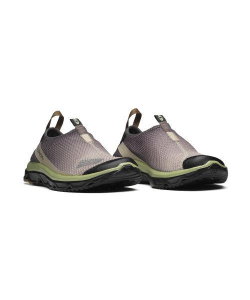 スニーカー Salomon RX MOC 3.0 (L47298000FEATHER GRAY/PKITEN/WPEAR) SALOMON Rx Moc 3.0 mesh slip-on sneakers | NET-A-PORTER