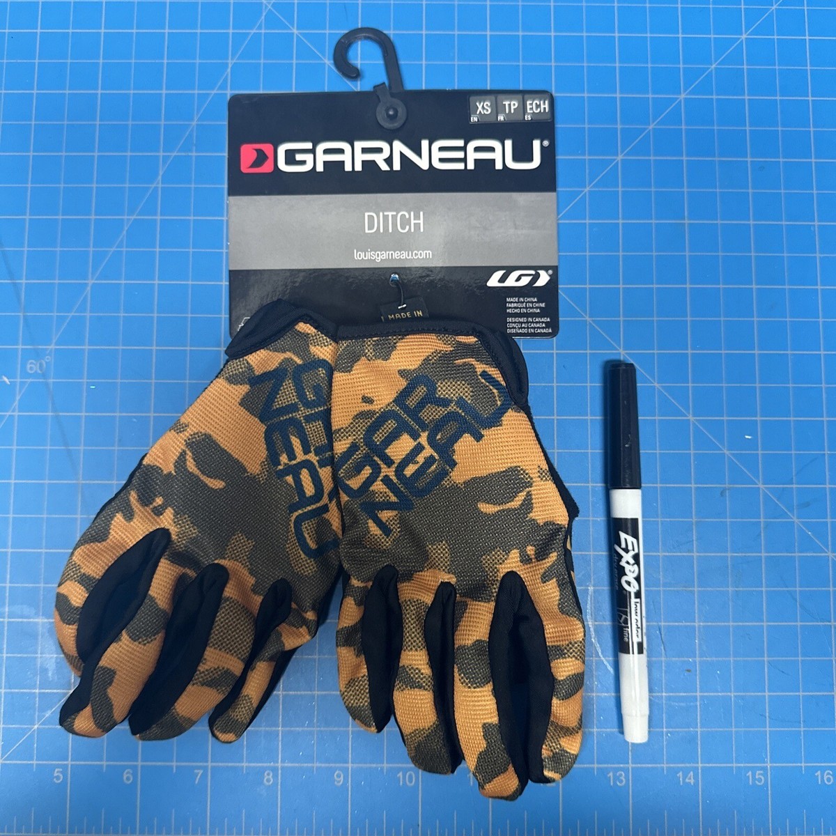 LOUIS GARNEAU　XCAerialpro EASTON NEW Louis Garneau Ditch Full Finger Gloves Yellow XSmall | eBay