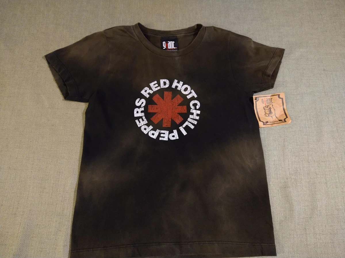 Vintage (2000's) RED HOT CHILI PEPPERS*RARE!* Giant Rock T-SHIRT* Rusty Brown(S)