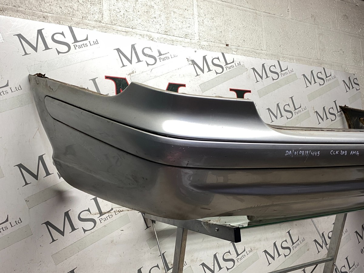 AS) MERCEDES BENZ W208 CLK 55 AMG REAR BUMPER A2088850425 SILVER 