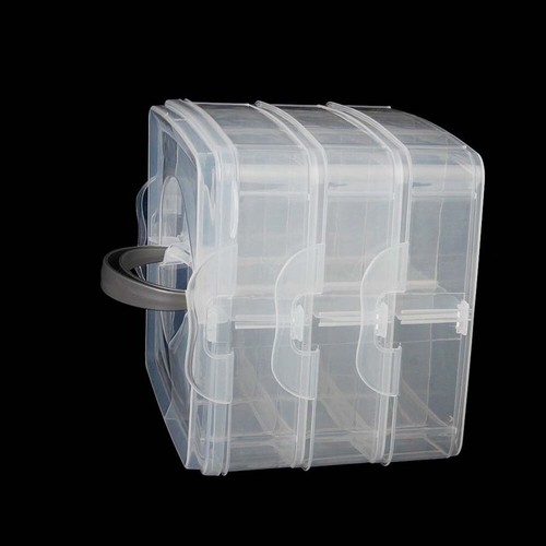 3 - Storage Box Divided Organizer Container with Dividers Jewelry - Picture 9 of 10